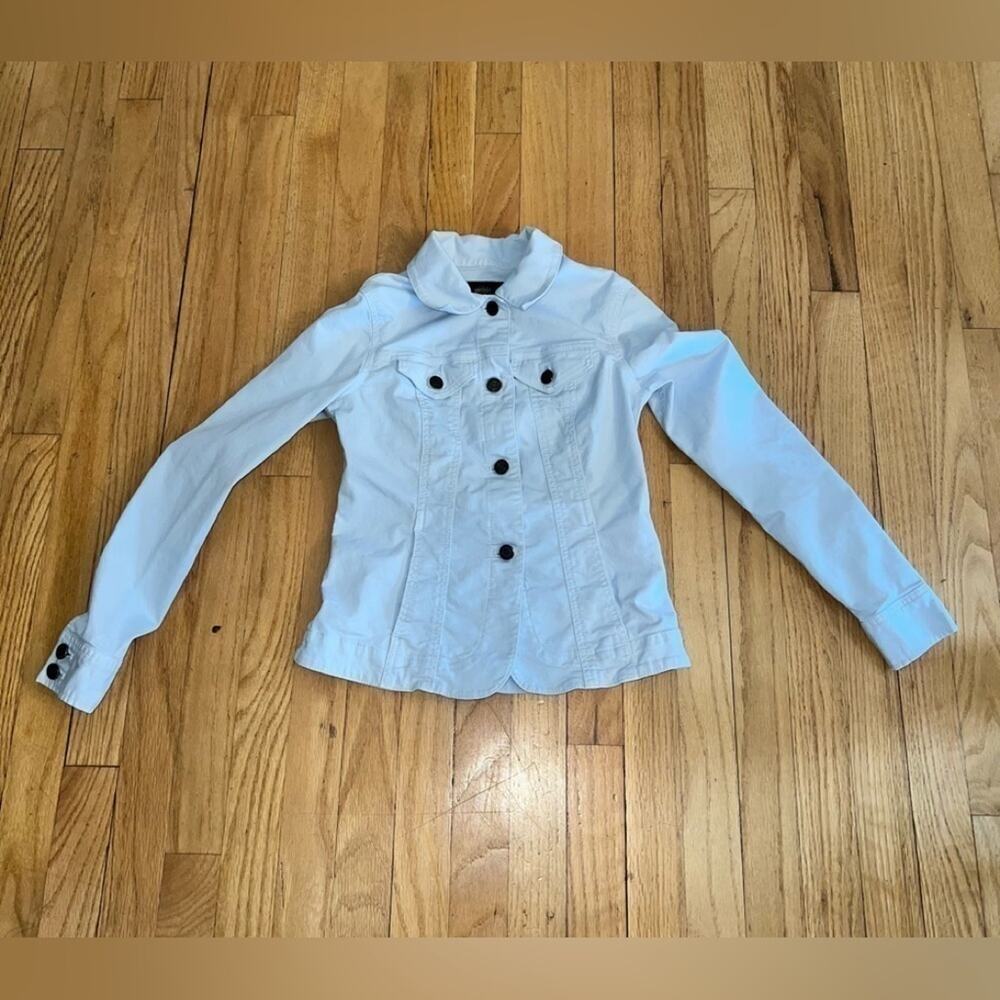 TALBOTS WOMENS βJEANβJACKET SIZE OP WORN ONCE!